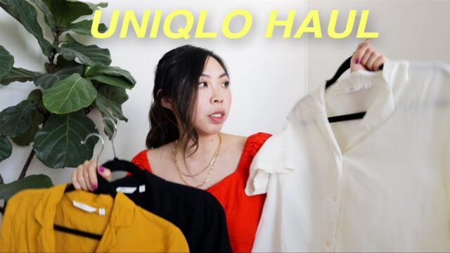 Uniqlo Haul with linen clothes